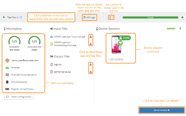 BitBar’s user interface is intuitive and easy to use, providing access to the information you need to automate device-level testing or access ad-hoc devices.